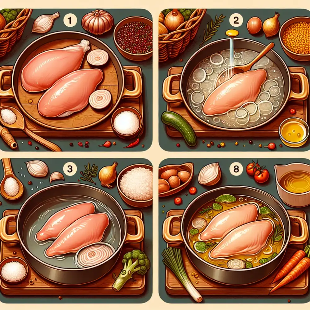 how to boil chicken breast