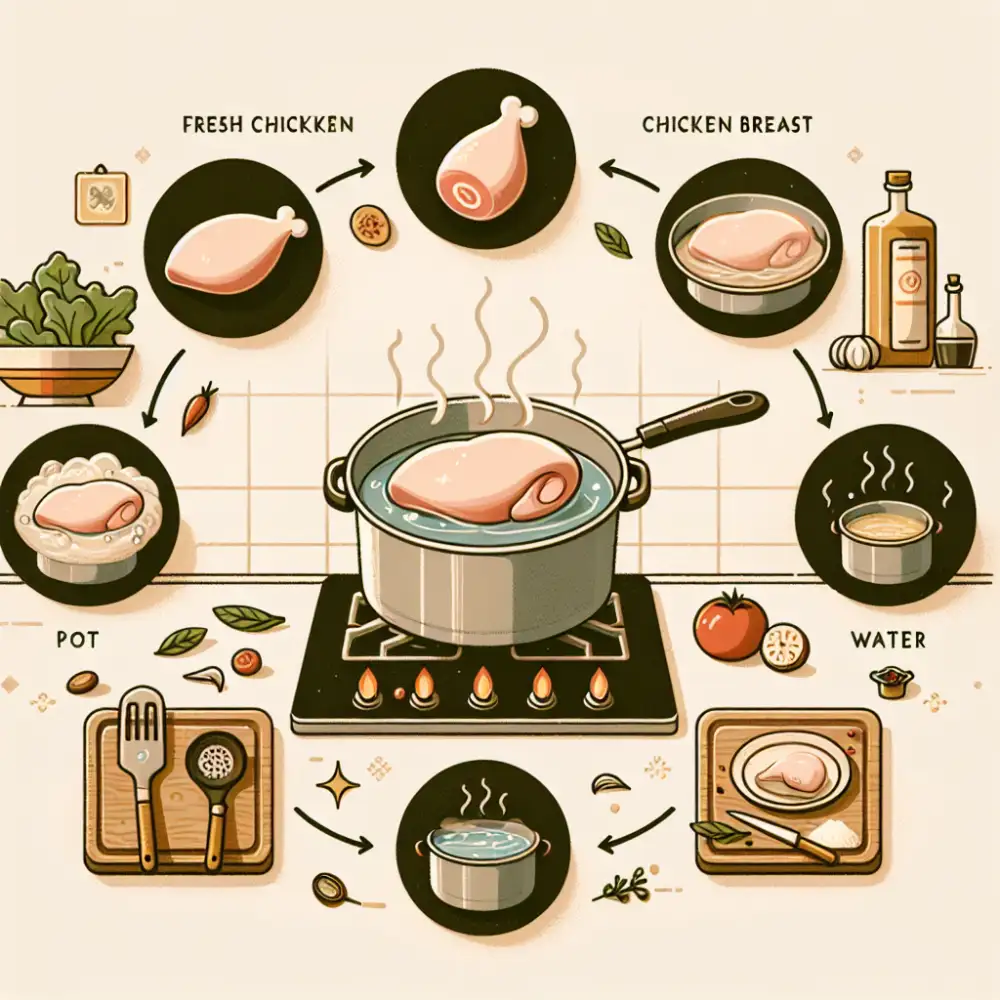how to boil chicken breast