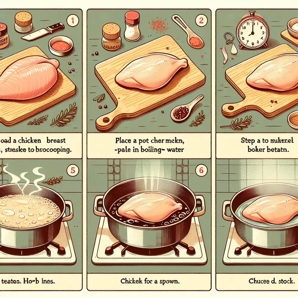 how to boil chicken breast