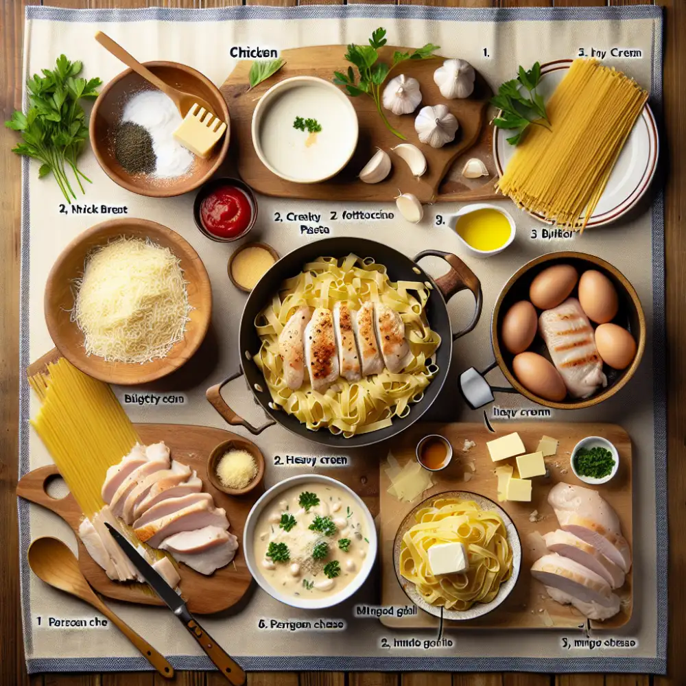 chicken alfredo pasta