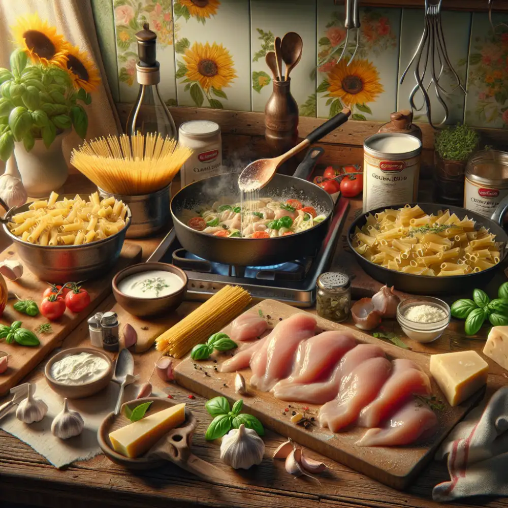 chicken alfredo pasta