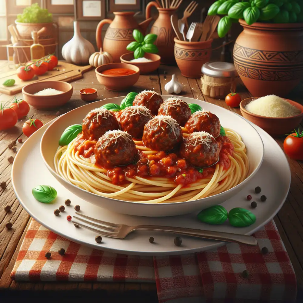 spaghetti meatballs