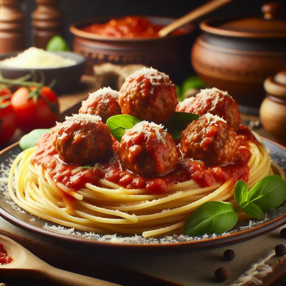 spaghetti meatballs