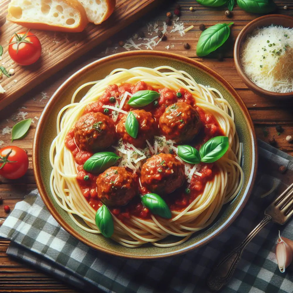 spaghetti and meatballs