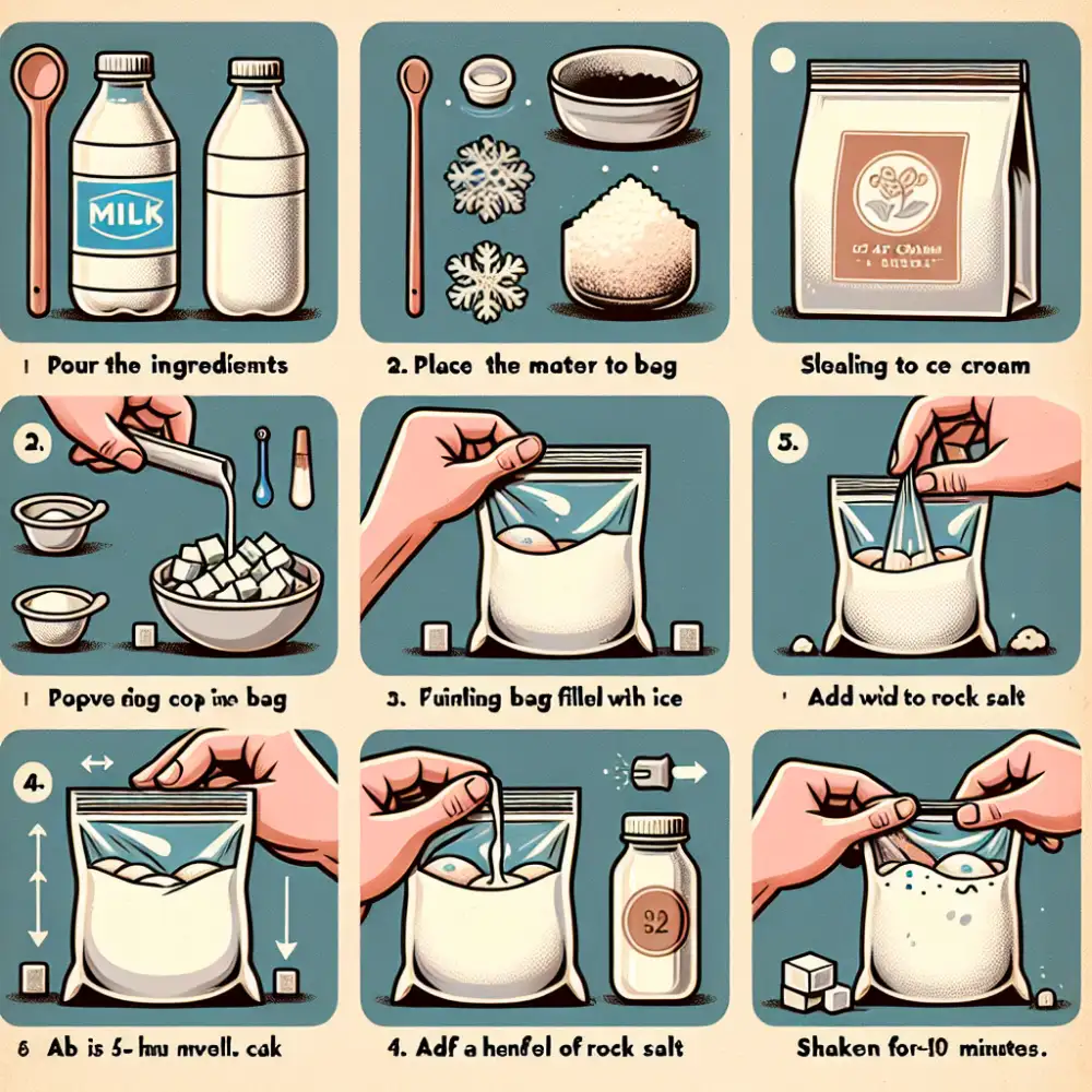 how to make ice cream in a bag