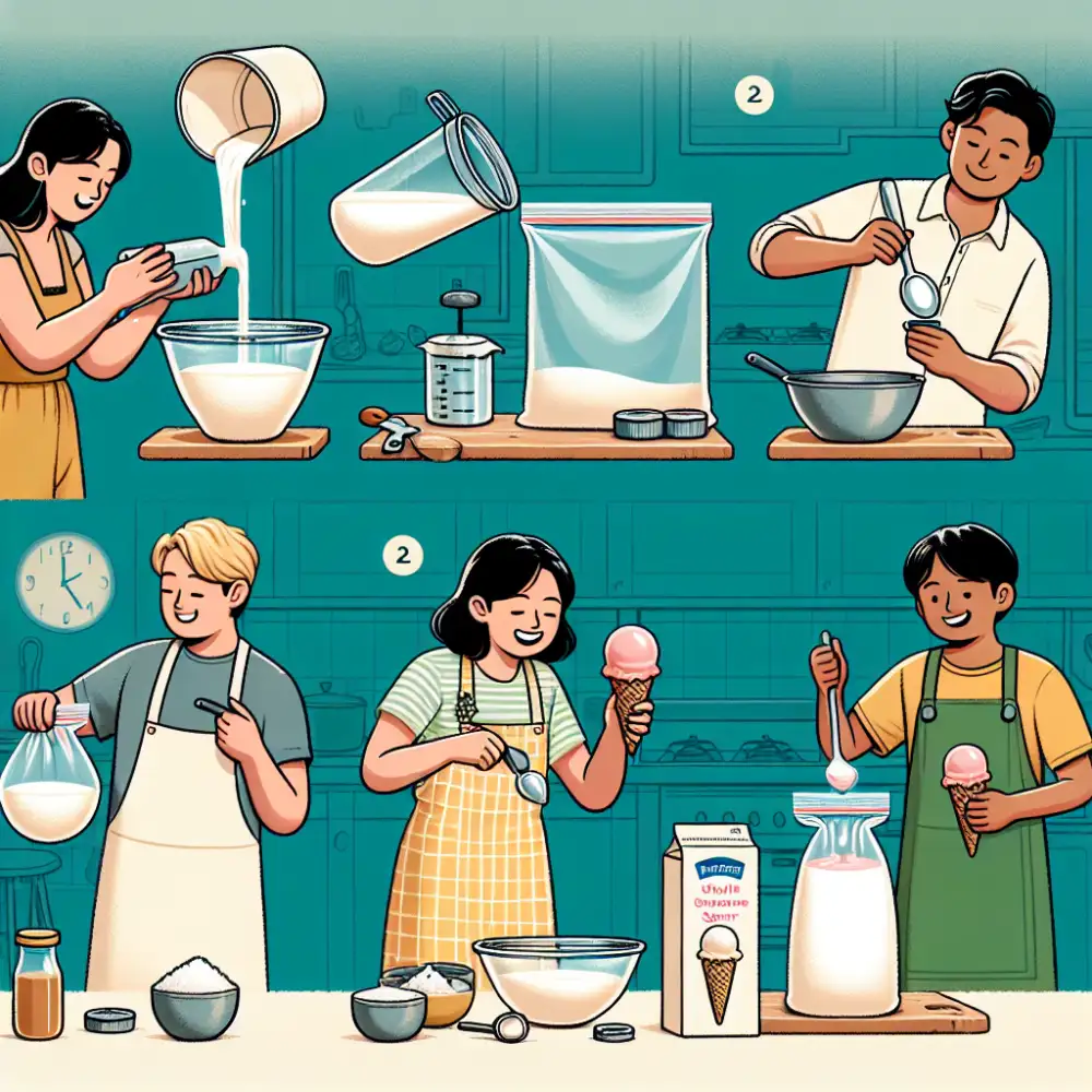 how to make ice cream in a bag