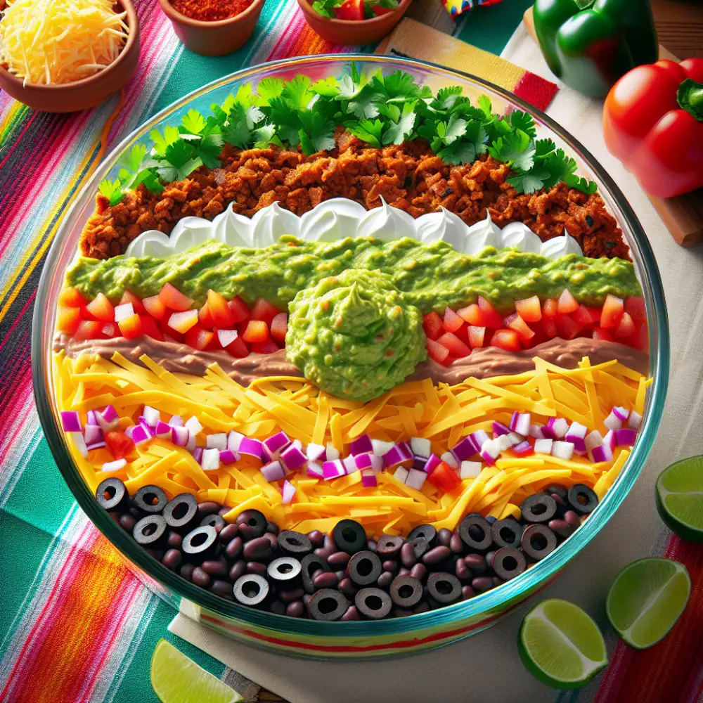 7 layer taco dip