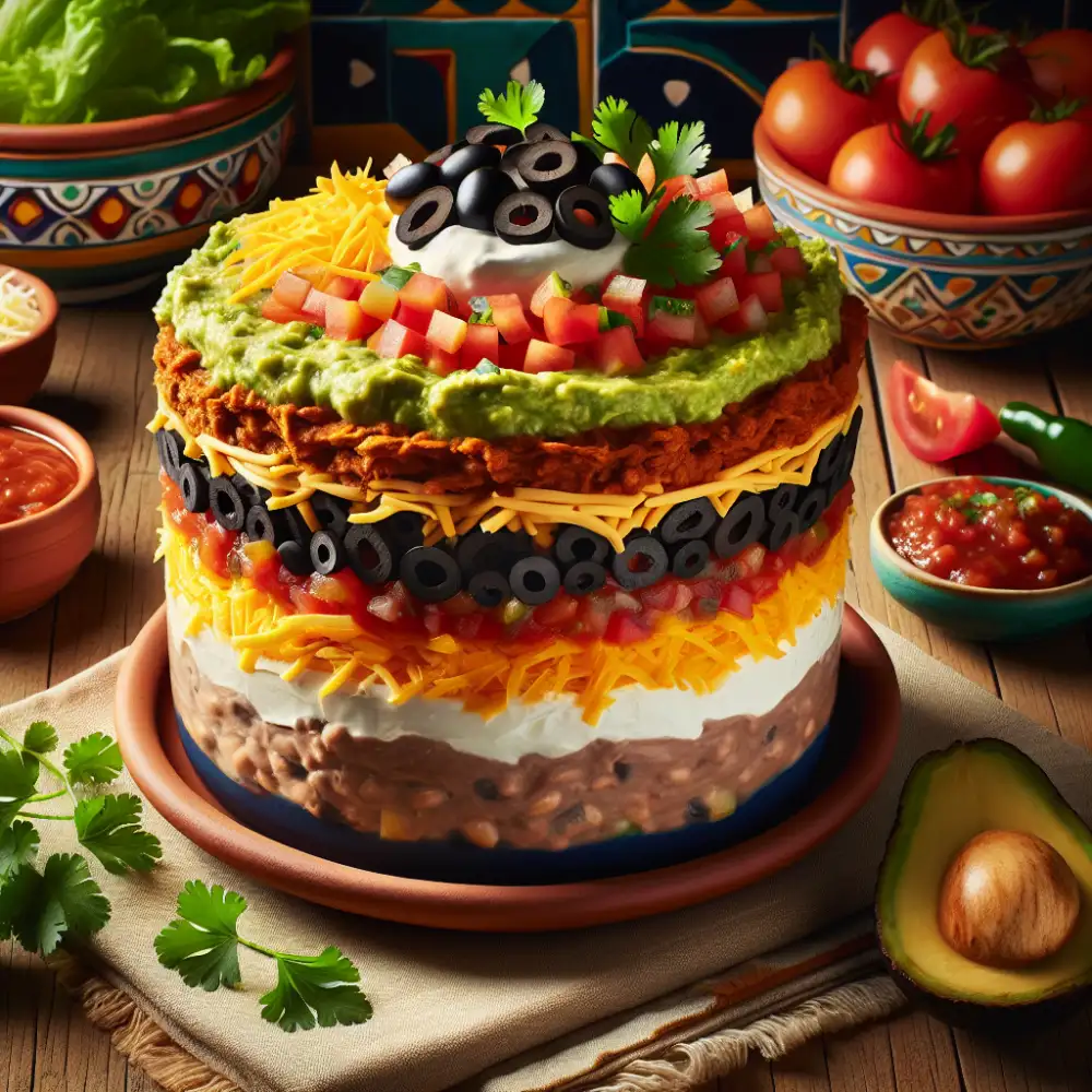 7 layer taco dip