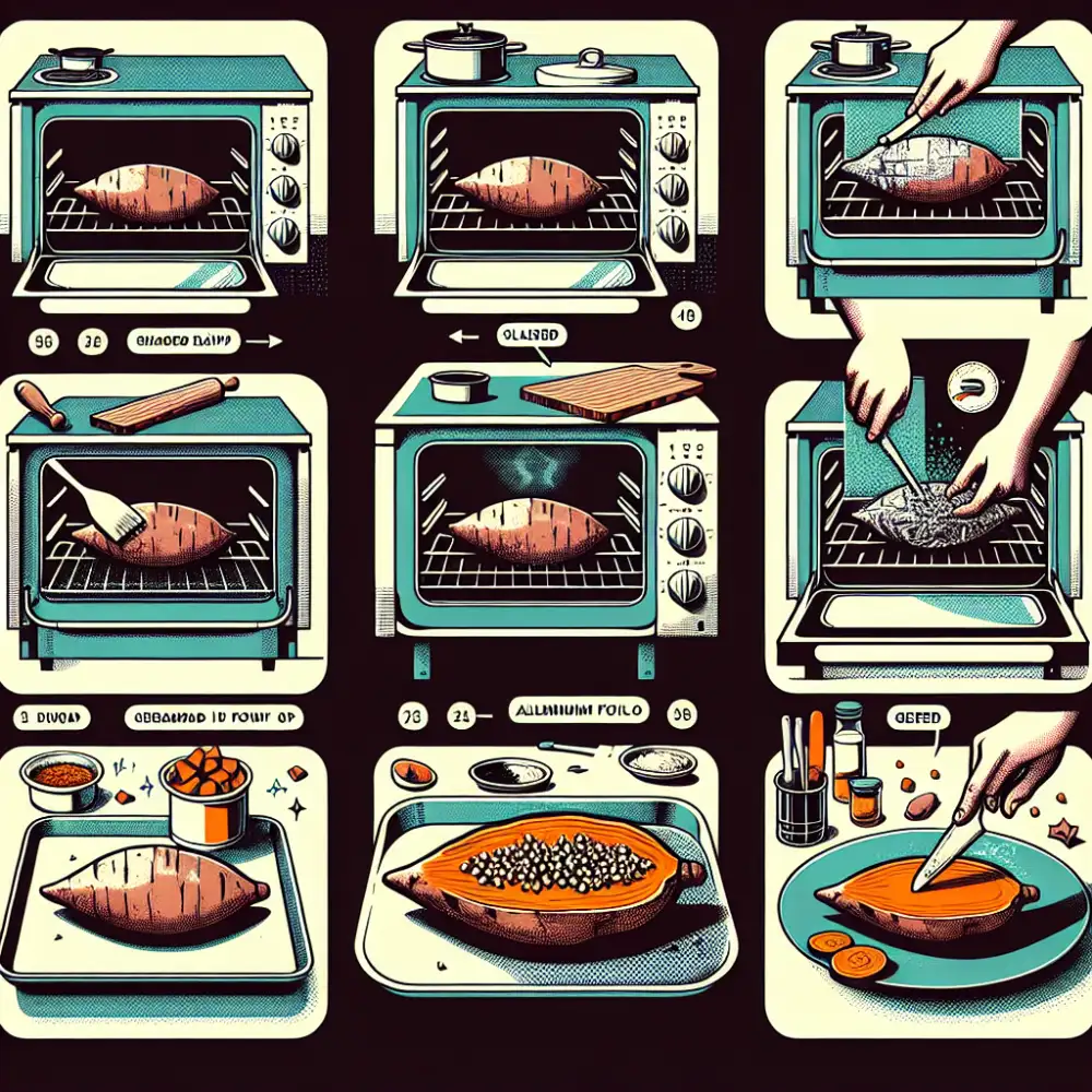 bake sweet potato in oven