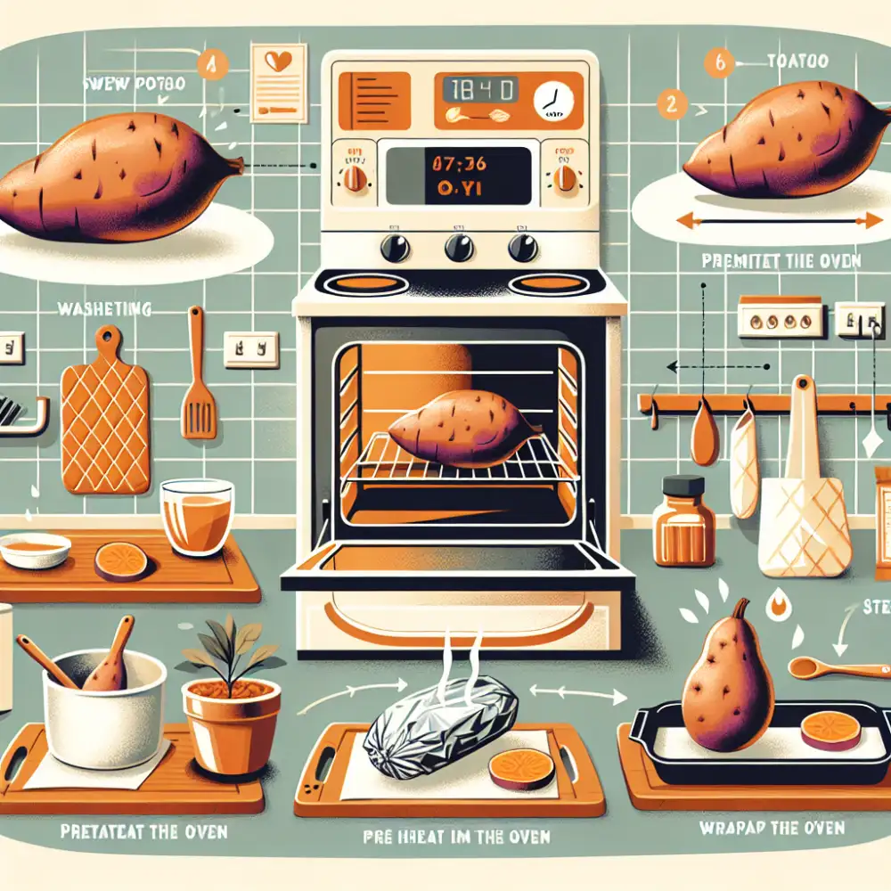 bake sweet potato in oven