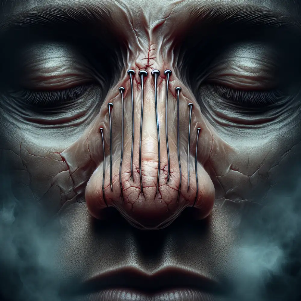 nose thread lift gone wrong