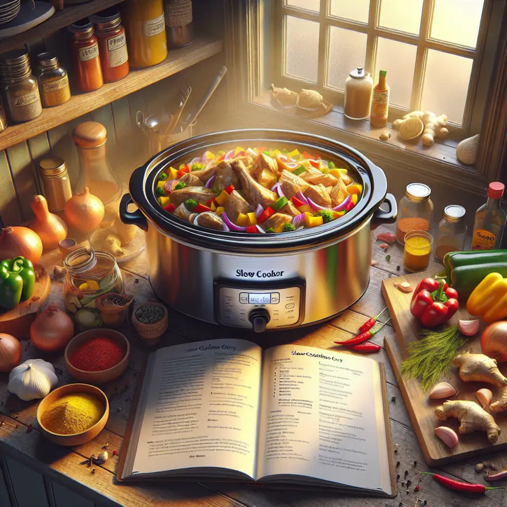 slow cooker chicken curry