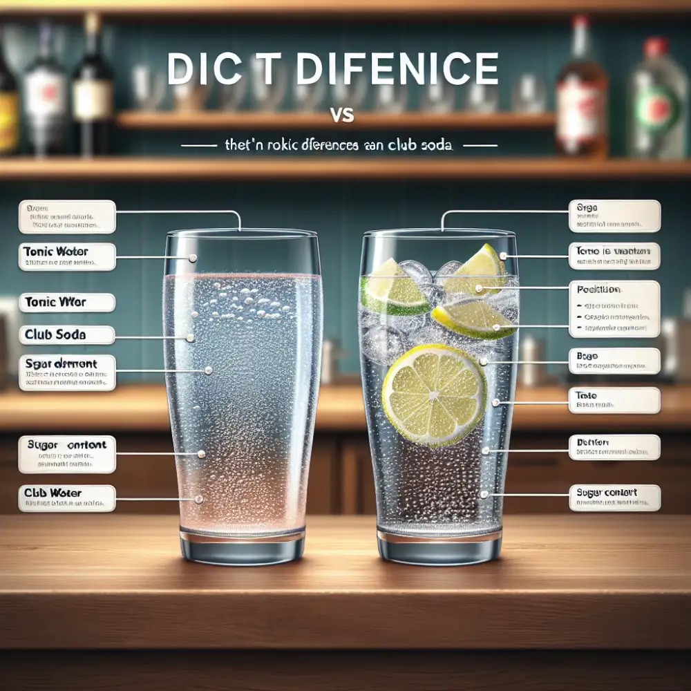 tonic water vs club soda