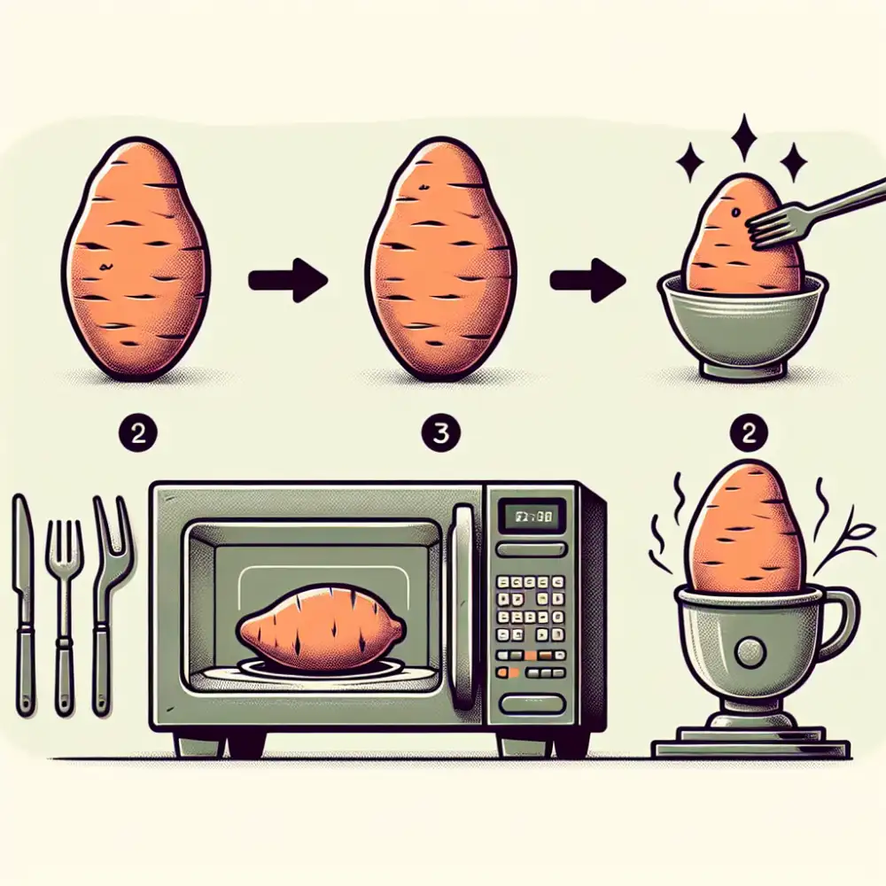 sweet potato microwave