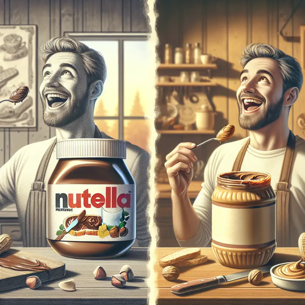 nutella vs peanut butter