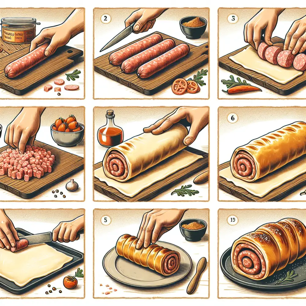 how to make sausage rolls