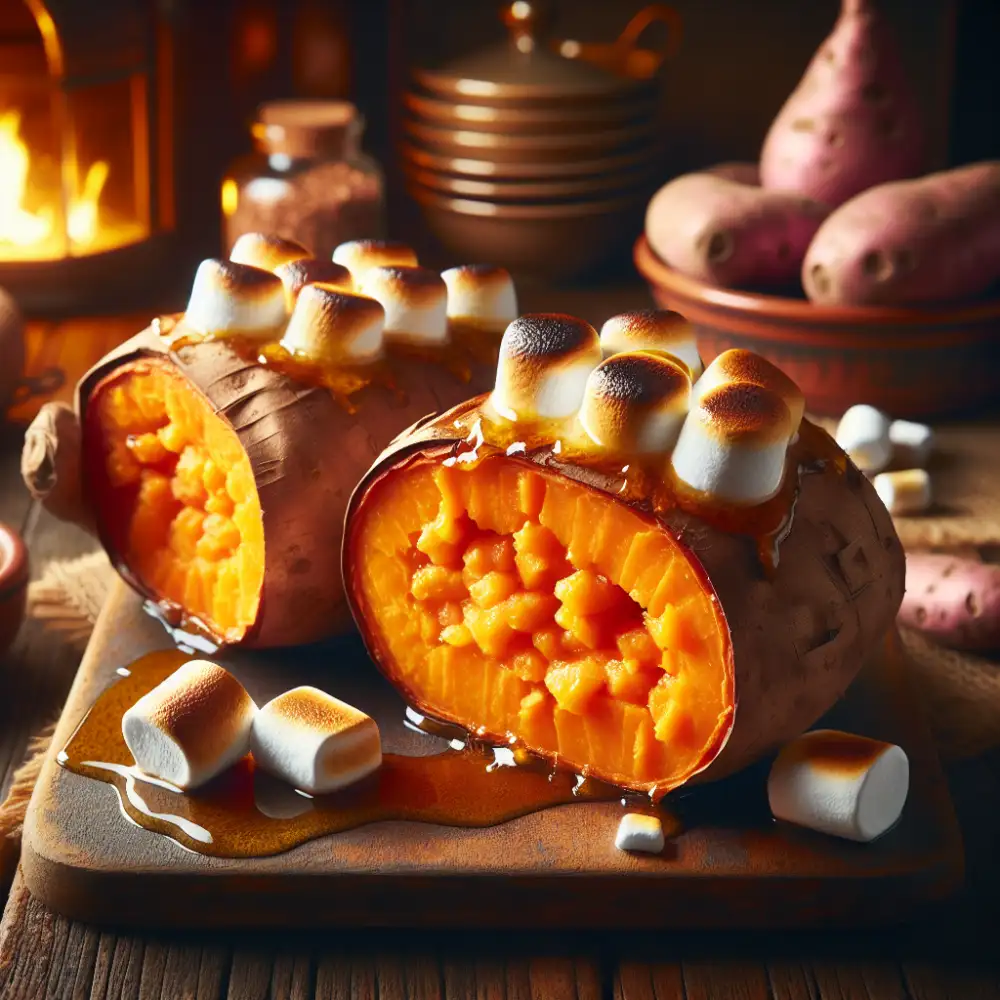 twice baked sweet potatoes